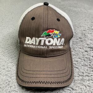 Daytona International Speedway Hat Cap Mens One Size Fits Most Mesh Back Flex